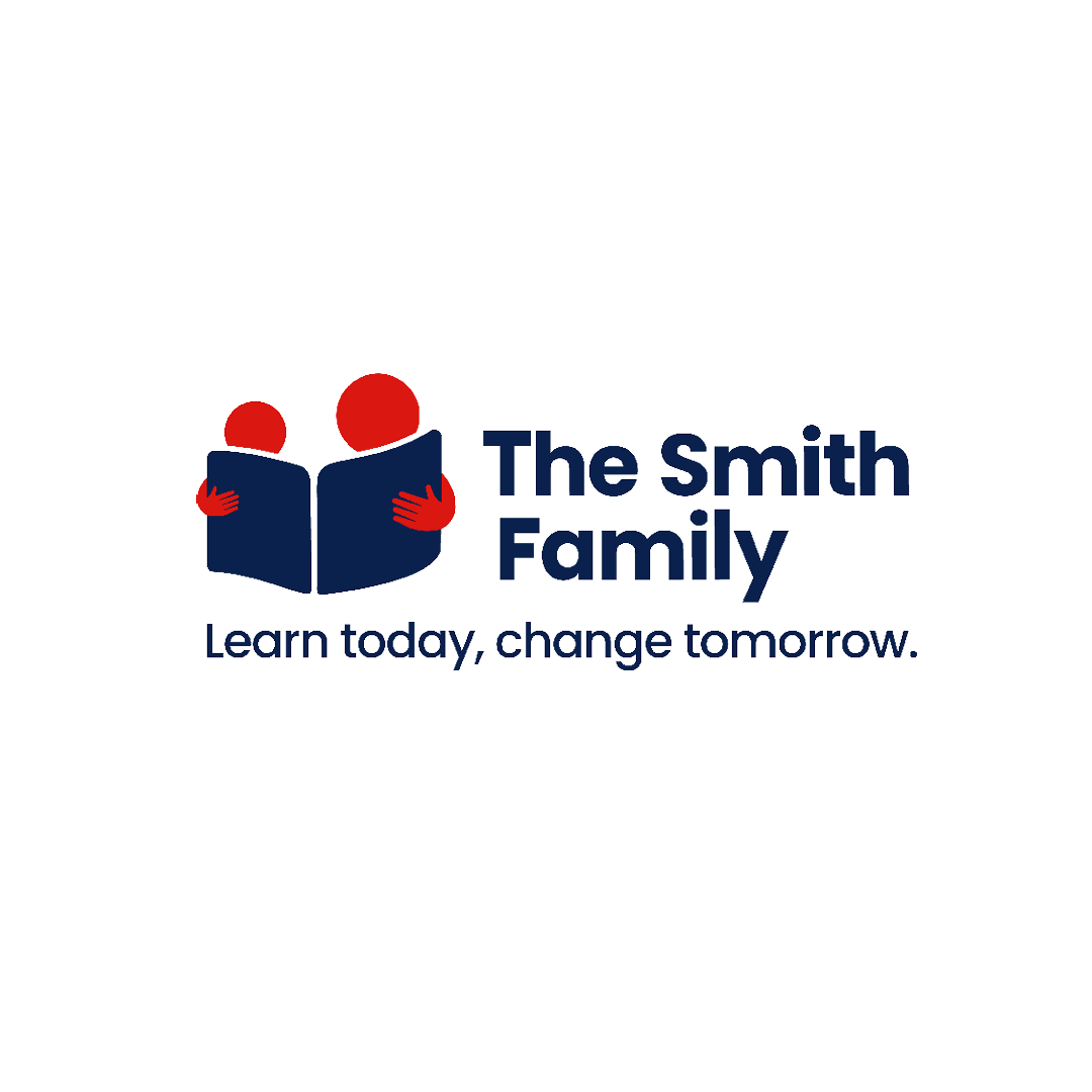 White space The Smith Family logo.